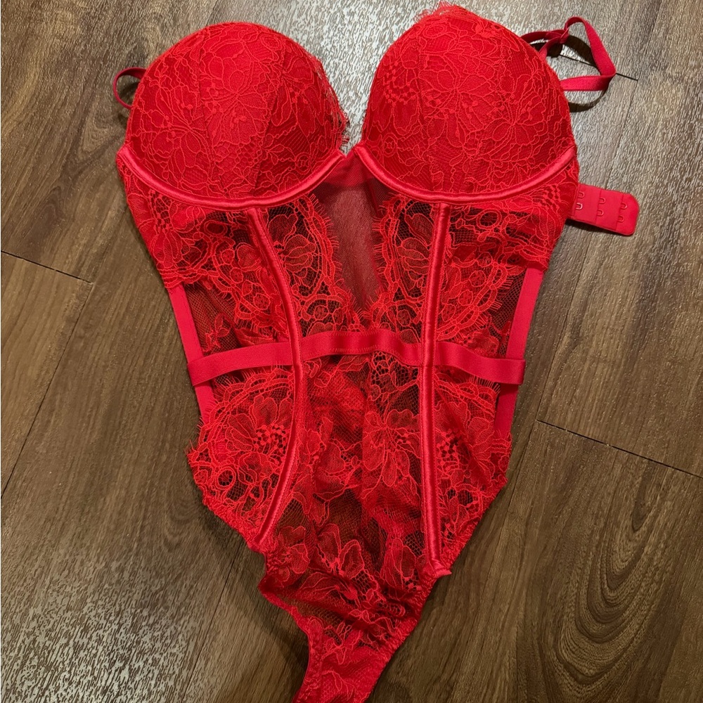 Victoria's Secret Red Lace Bra